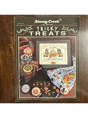 Stoney Creek Collection Tricky Treats Cross-Stitch Pattern Leaflet 56 Halloween